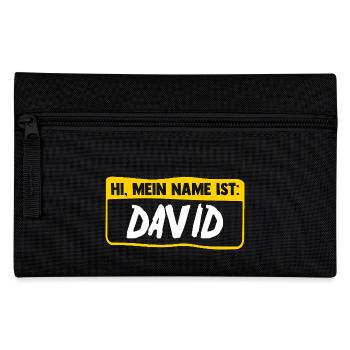 David - Federtasche - Schwarz - Vorne