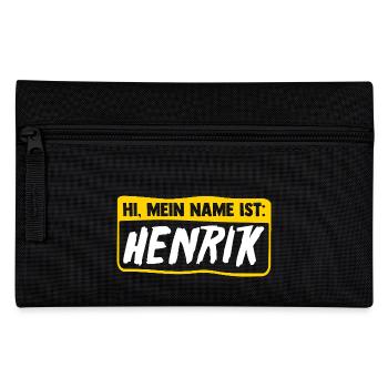 Henrik - Federtasche - Schwarz - Vorne