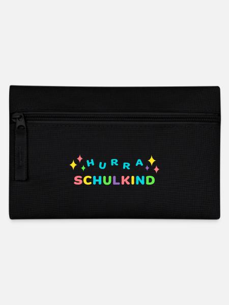 Hurra SCHULKIND Einschulung Klasse 1 - Federtasche - Schwarz
