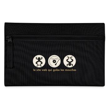 Grenouille DJ Cercle Badge - Trousse - noir - Devant