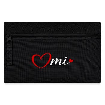 Font de cœur Omi. Grand-mère - Trousse - noir - Devant