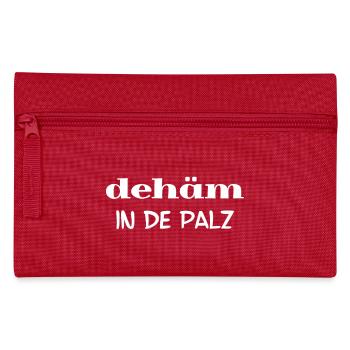 dähäm, pfälzer sprüche - Federtasche - Rot - Vorne
