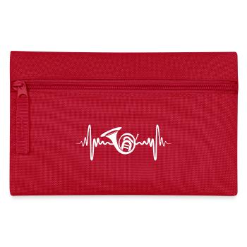 Waldhorn Herzlinie - Federtasche - Rot - Vorne