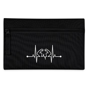 Heart Beats pour fintess - Trousse - noir - Devant