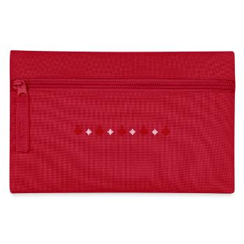 motif pull en tricot ligne Boule de Noël - Trousse - rouge - Devant