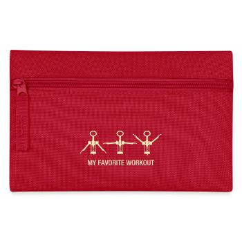 Workout on the Swabian way / training wine - Pencil Case - red - Front