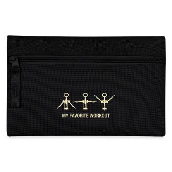 Workout on the Swabian way / training wine - Pencil Case - black - Front
