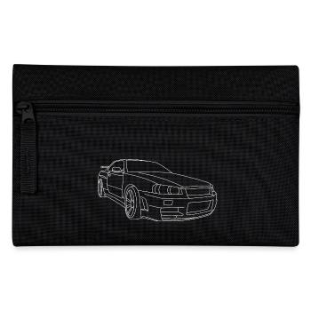 Skyline R34 illustration - Pencil Case - black - Front
