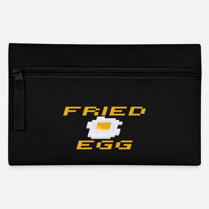 SBDesigns - Spiegelei / Spiegelei - Federtasche - Schwarz