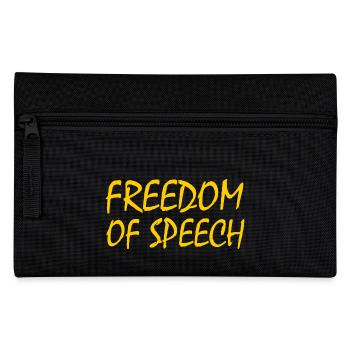 Freedom of speech - Pencil Case - black - Front