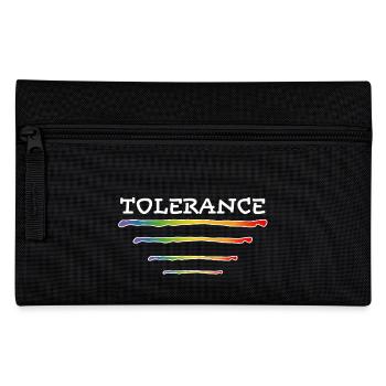 GAY Lesbian tolerance white - Pencil Case - black - Front