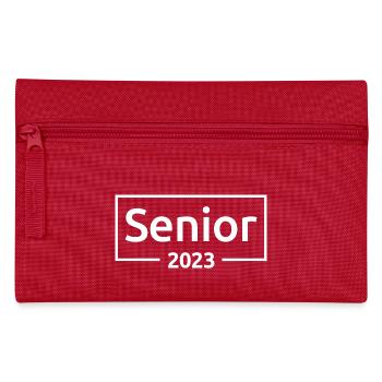 Senior 2023 - Graduated Students Graduation Party - Pencil Case - red - Front