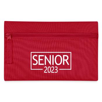Senior 2023 - Fête de remise des diplômes des étudiants diplômés - Trousse - rouge - Devant