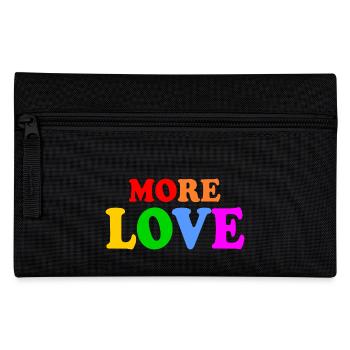 More love - Pencil Case - black - Front