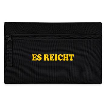 Es reicht - Federtasche - Schwarz - Vorne