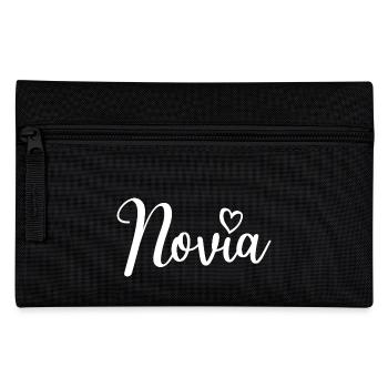 Novia Girlfriend Engagement Bridal Shower Wedding - Pencil Case - black - Front