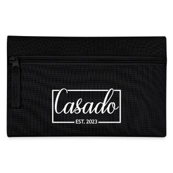 2023 Fête de mariage du marié de fiançailles - Trousse - noir - Devant