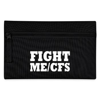 Me/cfs - fight me/cfs - Federtasche - Schwarz - Vorne