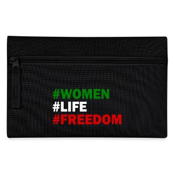 Women life freedom - Pencil Case - black - Front