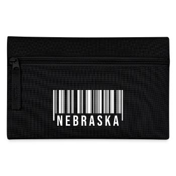 Code-barres du Nebraska - Trousse - noir - Devant