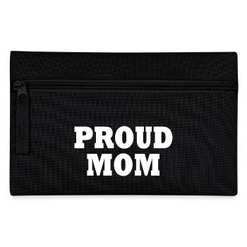 Proud mom - Federtasche - Schwarz - Vorne