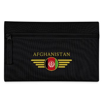 Ich liebe Afghanistan, Eleganz Stil Design T-Shirt - Federtasche - Schwarz - Vorne
