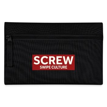 SCREW SWIPE CULTURE - Pencil Case - black - Front