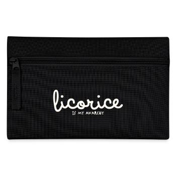 LICORICE IS MY ANARCHY - Federtasche - Schwarz - Vorne