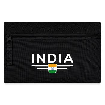 I Love India, Outfit T-Shirt Design Gift - Pencil Case - black - Front