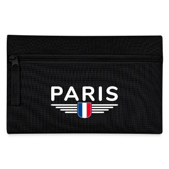 Paris France Tenue T-Shirt Design Cadeau - Trousse - noir - Devant