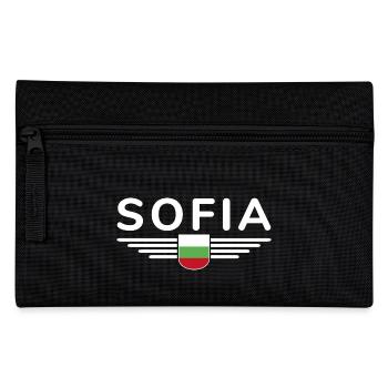 Sofia Design – Stolz auf Bulgariens Hauptstadt - Federtasche - Schwarz - Vorne
