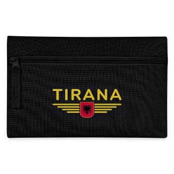 Tirana Design – Herz Albaniens - Federtasche - Schwarz - Vorne