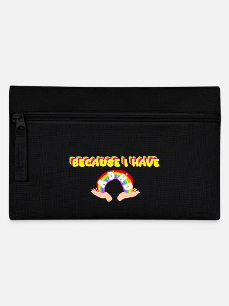 Neurodivergente Königin - Federtasche - Schwarz