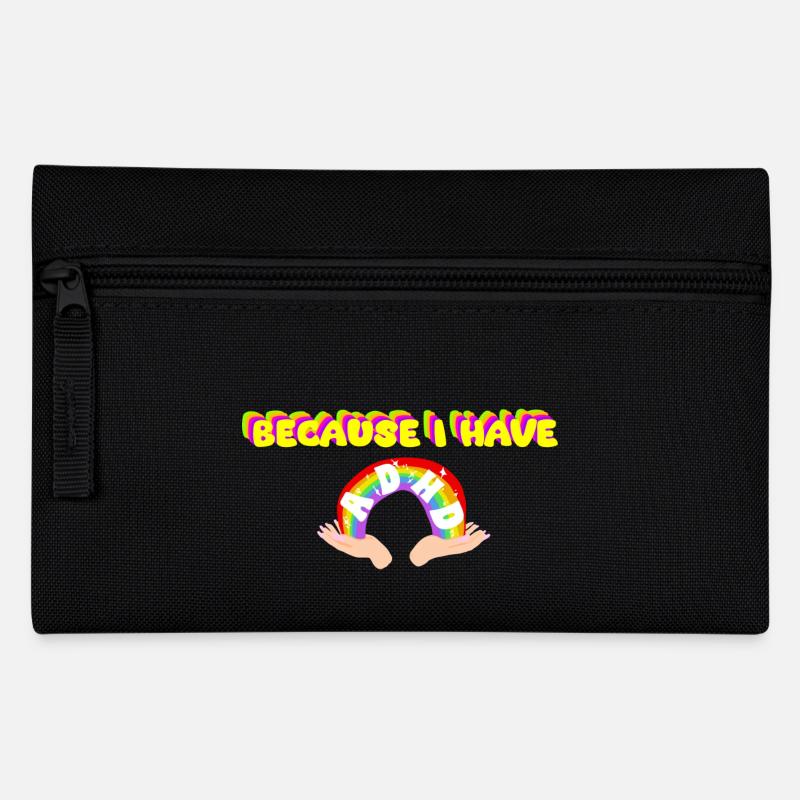 Neurodivergente Königin - Federtasche - Schwarz