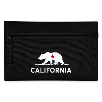 Kalifornischer Bär Staatsstolz - Federtasche - Schwarz - Vorne