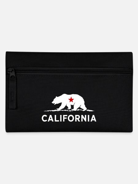 California Bear State Pride - Pencil Case - black