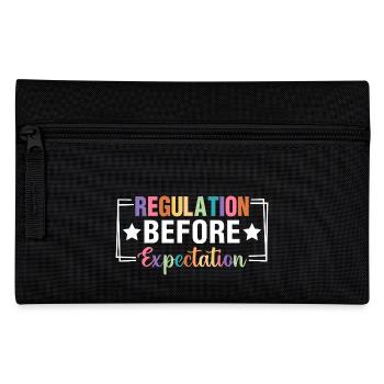 Regulation before Expectation Pedagogy - Pencil Case - black - Front