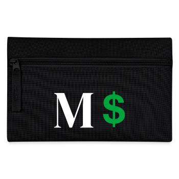 Buchstabe M Dollar - Federtasche - Schwarz - Vorne