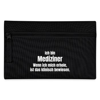 Mediziner erholt sich - Federtasche - Schwarz - Vorne