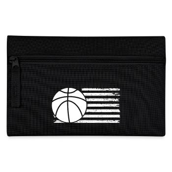 Basketballspieler Basketball - Federtasche - Schwarz - Vorne