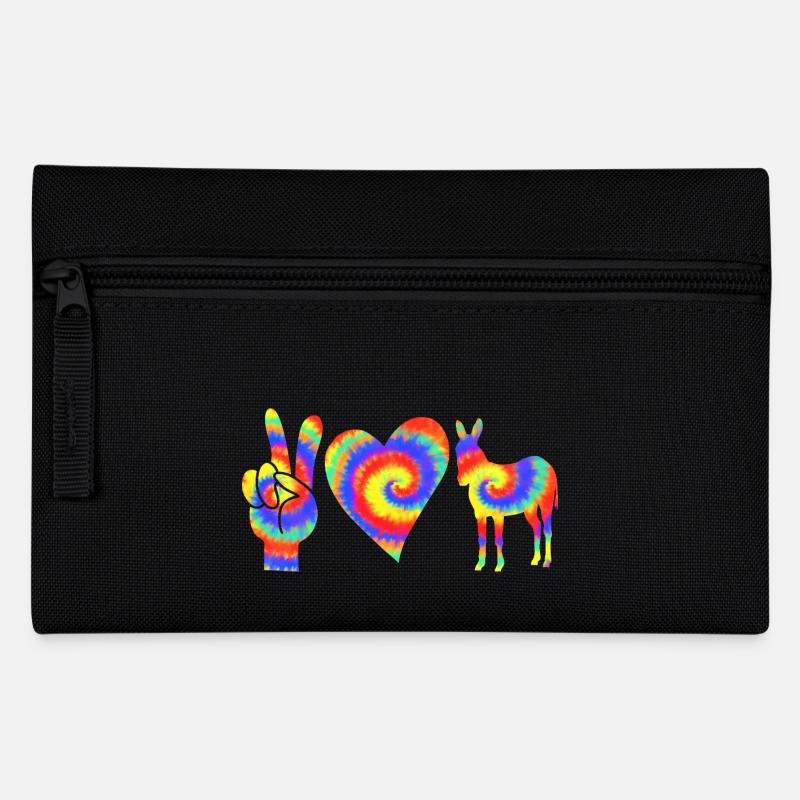 Esel - Federtasche - Schwarz