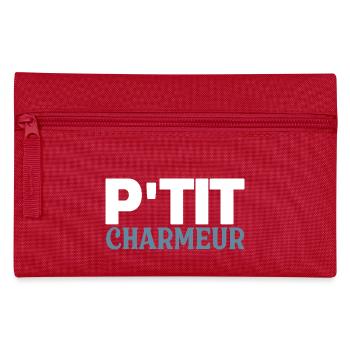 P'tit Charmeur - Baby - Geburt - Kind - Federtasche - Rot - Vorne