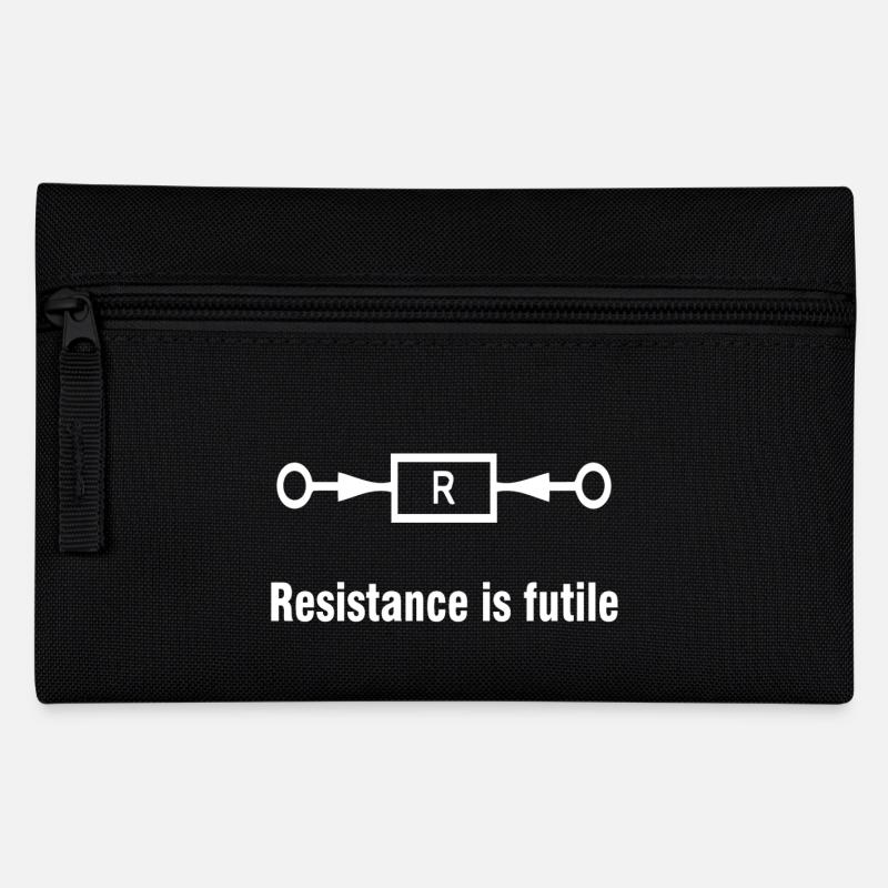 Resistance is futile - Pencil Case - black