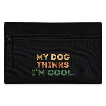 Gift Saying Pets Dog Dog Dad Paws - Pencil Case - black - Front