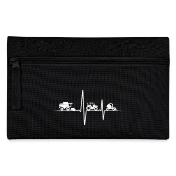 Agricultural Machinery Heart Rate - Pencil Case - black - Front