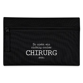 So sieht ein richtig cooler Chirurg aus. - Federtasche - Schwarz - Vorne