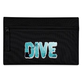 Diving Divers - Pencil Case - black - Front