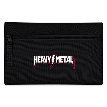 Heavy Metal 3D Logo - Pencil Case - black - Front