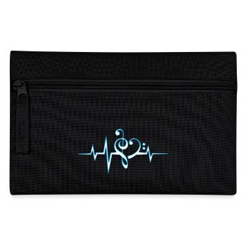 Music, pulse, notes, Trance, Techno, Electro, Goa - Trousse - noir - Devant