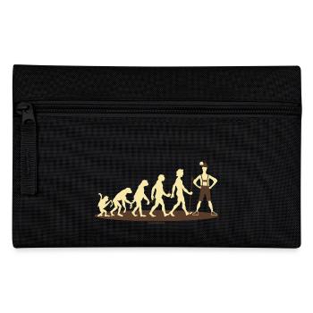 Evolution Bayer - RAHMENLOS Geschenk - Federtasche - Schwarz - Vorne